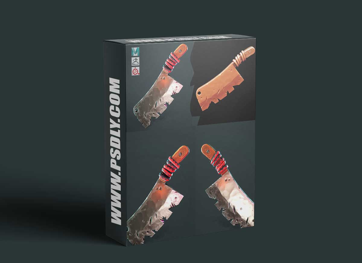 Gumroad – Stylized Chopping Knife - Maya, Zbrush, Substance Painter Video 1 Gumroad – Stylized Chopping Knife - Maya, Zbrush, Substance Painter Video