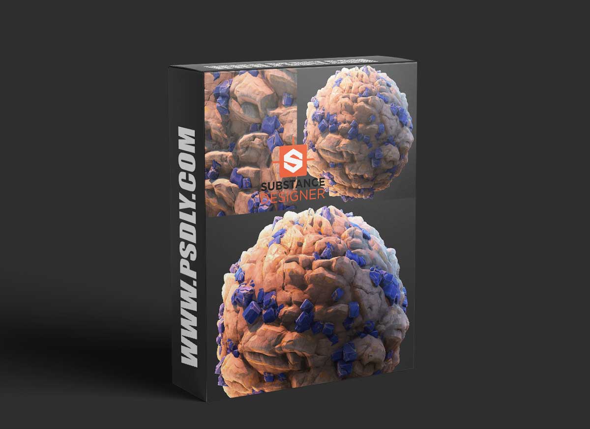 Gumroad – Stylized Lazurite - Substance Designer 1 Gumroad – Stylized Lazurite - Substance Designer