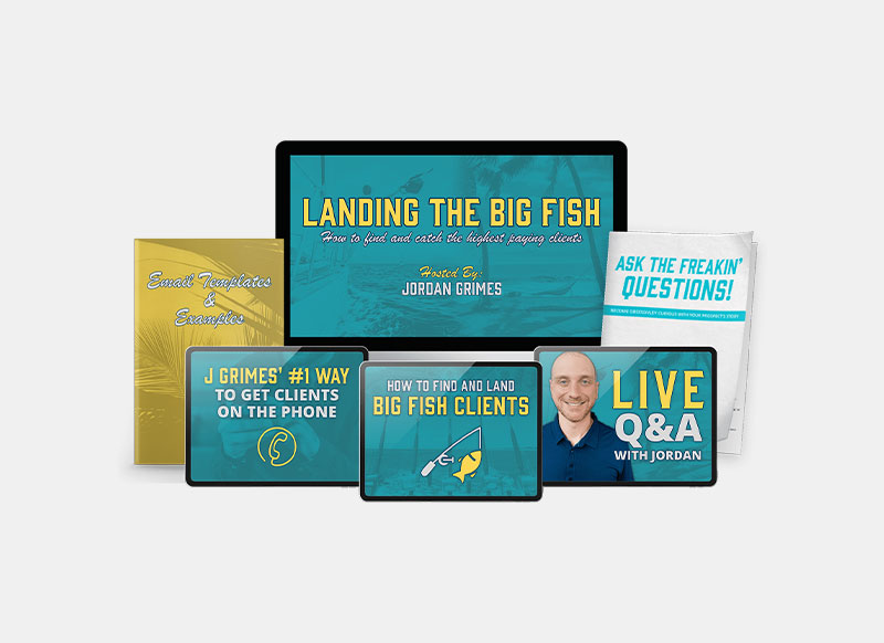 Kyle Milligan, John Grimes – Landing The Big Fish + Email Playbook Download 2023 1 Kyle Milligan, John Grimes Landing The Big Fish + Email Playbook Download