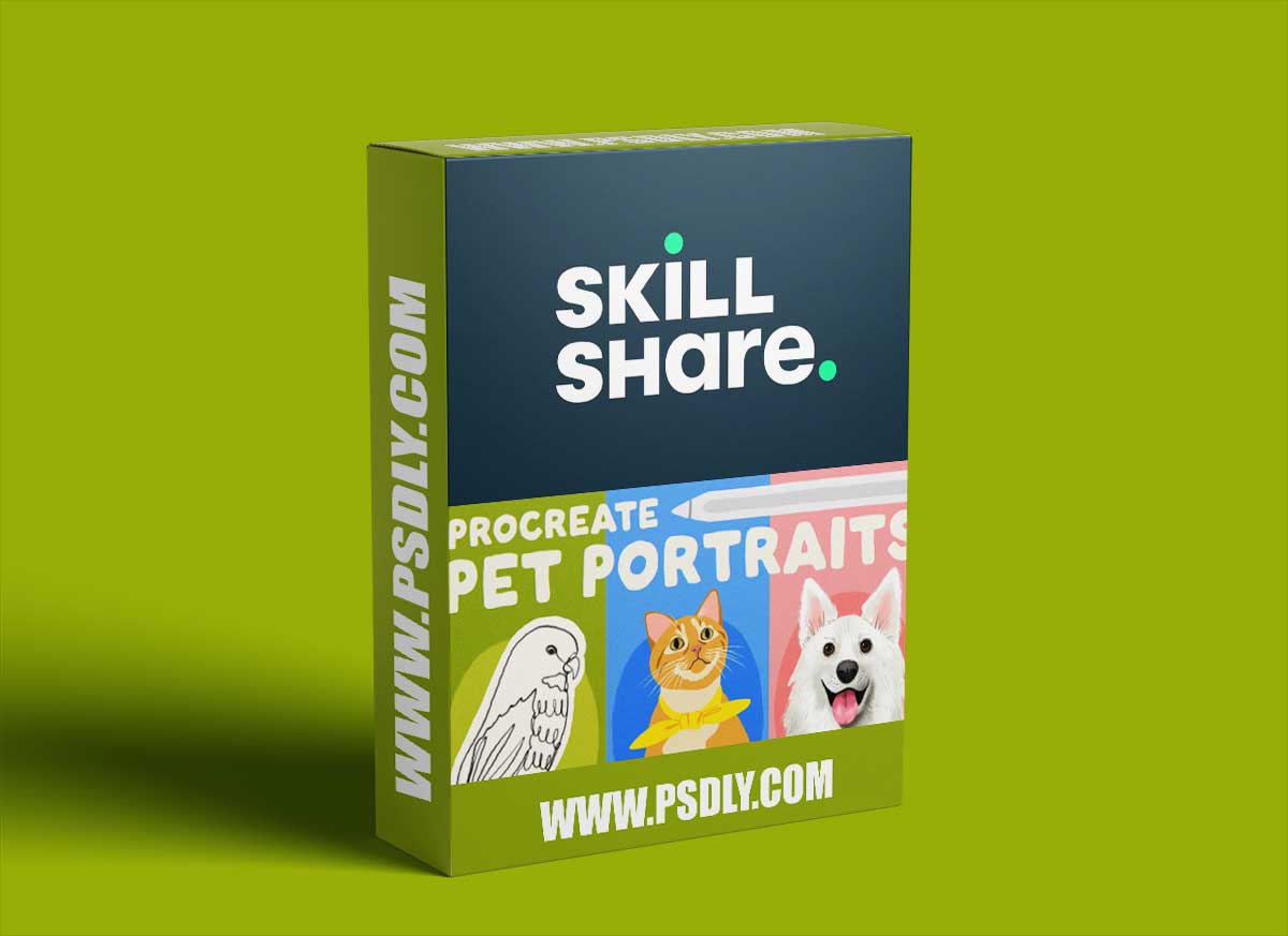 Procreate Pet Portraits: 3 Playful Styles 1 Procreate Pet Portraits: 3 Playful Styles