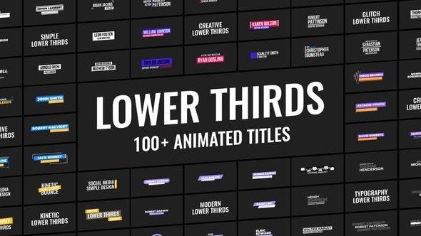 Videohive 100+ Animated Lower Thirds 47434234 1 Videohive 100+ Animated Lower Thirds 47434234