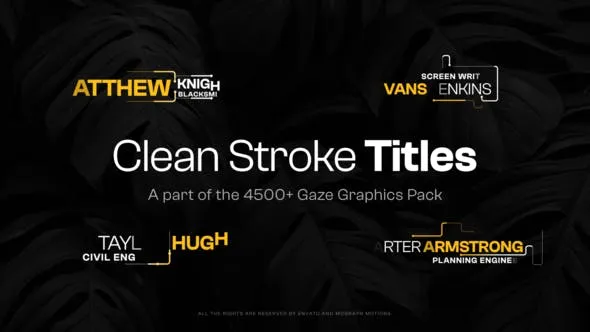 Videohive 25 Clean Stroke Titles 47530147 1 Videohive 25 Clean Stroke Titles 47530147