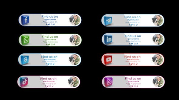 Videohive 3D social media button (No Plugin Required) 47421486 1 Videohive 3D social media button (No Plugin Required) 47421486