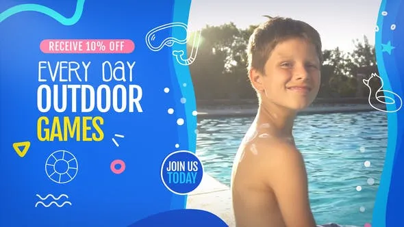 Videohive 4K Kids And Teens Swimming Summer Camp Opener 47179291 1 Videohive 4K Kids And Teens Swimming Summer Camp Opener 47179291