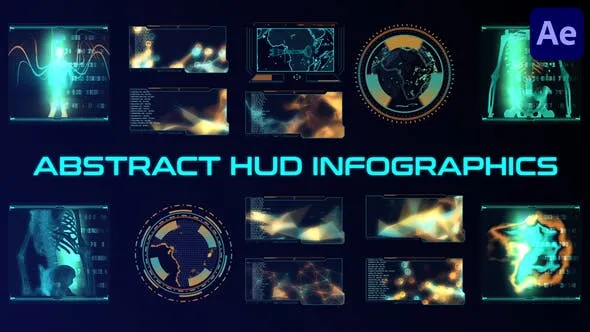 Videohive Abstract HUD Infographics for After Effects 47530263 1 Videohive Abstract HUD Infographics for After Effects 47530263