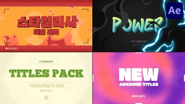 Videohive Action Typography Titles for After Effects 47515212 1 Videohive Action Typography Titles for After Effects 47515212