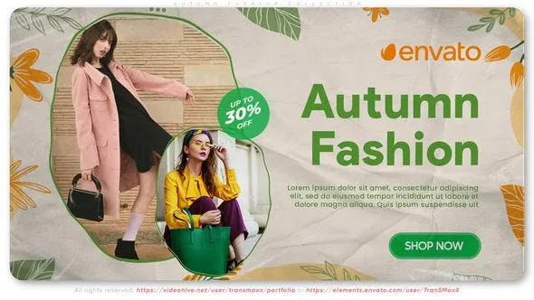 Videohive Autumn Fashion Collection 47534037 1 Videohive Autumn Fashion Collection 47534037