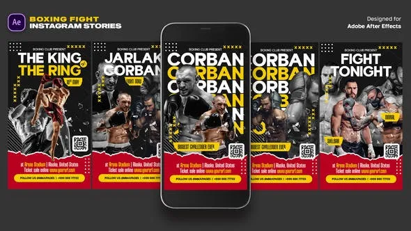 Videohive Boxing Fight Instagram Stories 47367207 1 Videohive Boxing Fight Instagram Stories 47367207