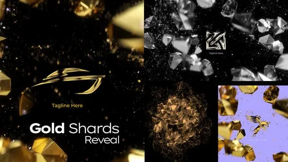 Videohive Gold Shards Reveal 47423763 1 Videohive Gold Shards Reveal 47423763