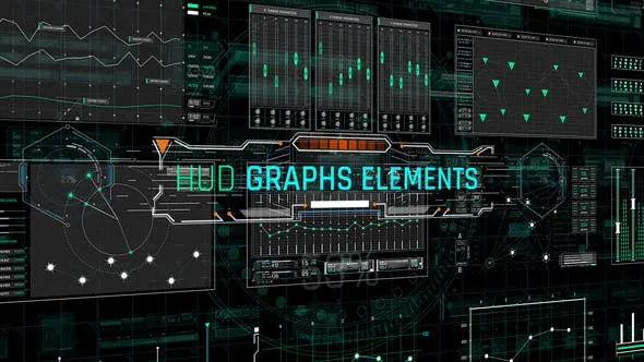 Videohive HUD Graphs Elements 40643236 1 Videohive HUD Graphs Elements 40643236