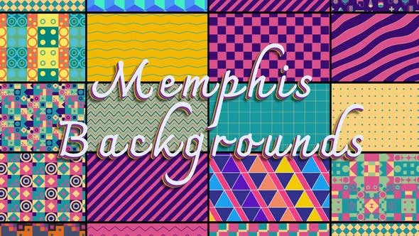 Videohive Memphis Colorful Backgrounds 47490756 1 Videohive Memphis Colorful Backgrounds 47490756