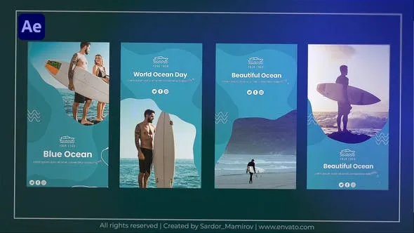 Videohive Ocean Instagram Story 47562026 1 Videohive Ocean Instagram Story 47562026
