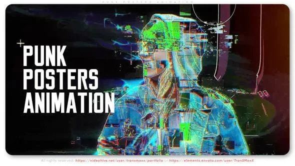 Videohive Punk Posters Animation 47202996 1 Videohive Punk Posters Animation 47202996
