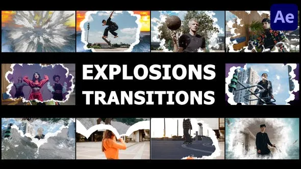 Videohive Realistic Explosions Transitions for After Effects 47190965 1 Videohive Realistic Explosions Transitions for After Effects 47190965