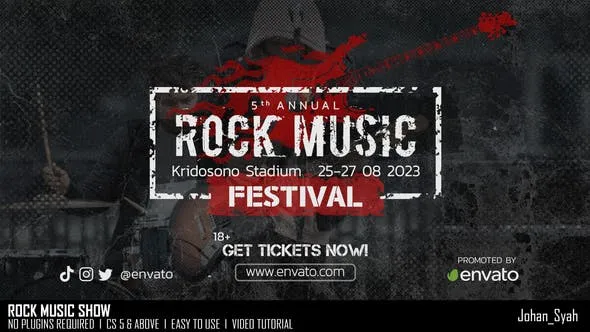 Videohive Rock Music Show 47462131 1 Videohive Rock Music Show 47462131