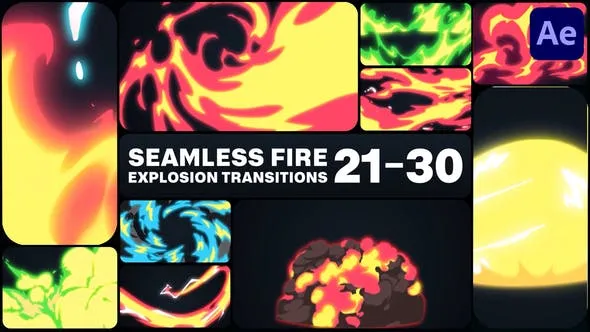 Videohive Seamless Fire Explosion Transitions for After Effects 47192995 1 Videohive Seamless Fire Explosion Transitions for After Effects 47192995