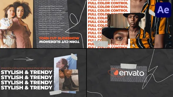 Videohive Torn Cut Slideshow for After Effects 47247667 1 Videohive Torn Cut Slideshow for After Effects 47247667