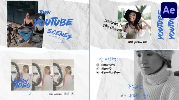 Videohive Torn Paper Social Media Slides for After Effects 47406994 1 Videohive Torn Paper Social Media Slides for After Effects 47406994