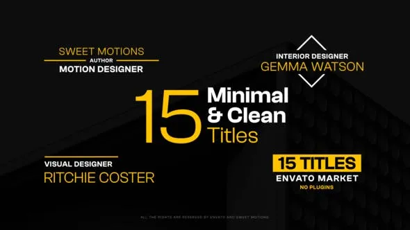 Videohive 15 Minimal and Clean Titles 46492105 1 Videohive 15 Minimal and Clean Titles 46492105