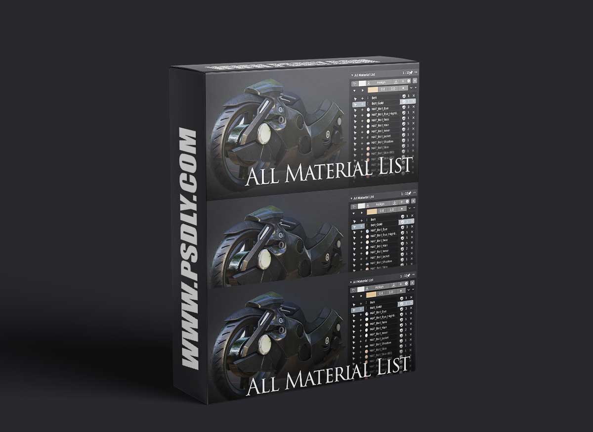 All Material List V2.7.57 - Blender 1 All Material List V2.7.57 - Blender