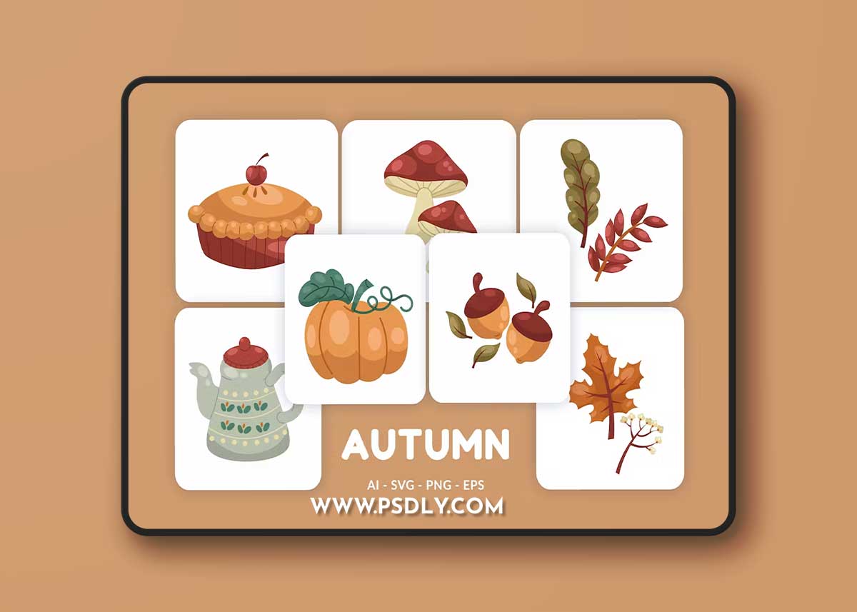 Autumn Vector Illustration v.7 PV9LGY4 1 Autumn Vector Illustration v.7 PV9LGY4
