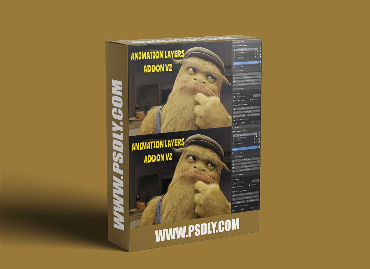 Blender - Animation Layers v2.3.4 1 Blender - Animation Layers V2.1.6.7