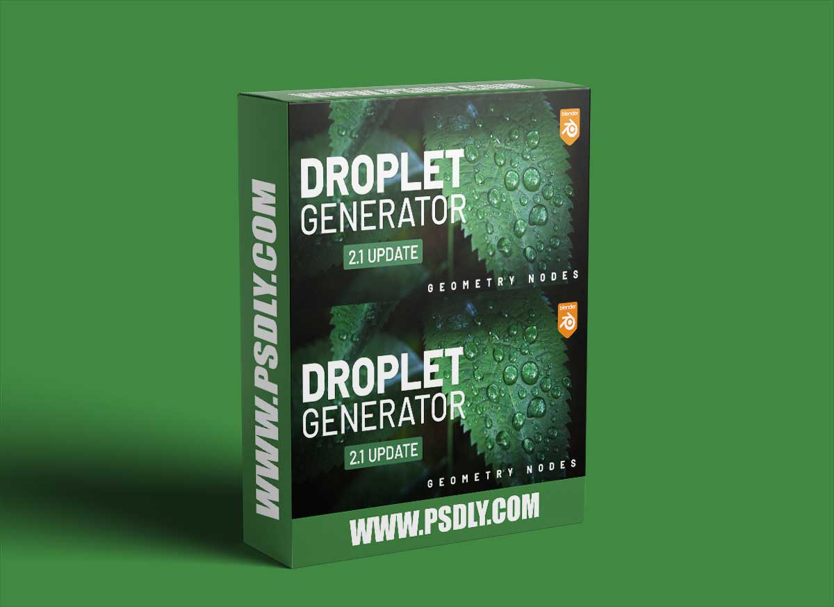 Blender - Droplet Generator 2.1 1 Blender - Droplet Generator 2.1