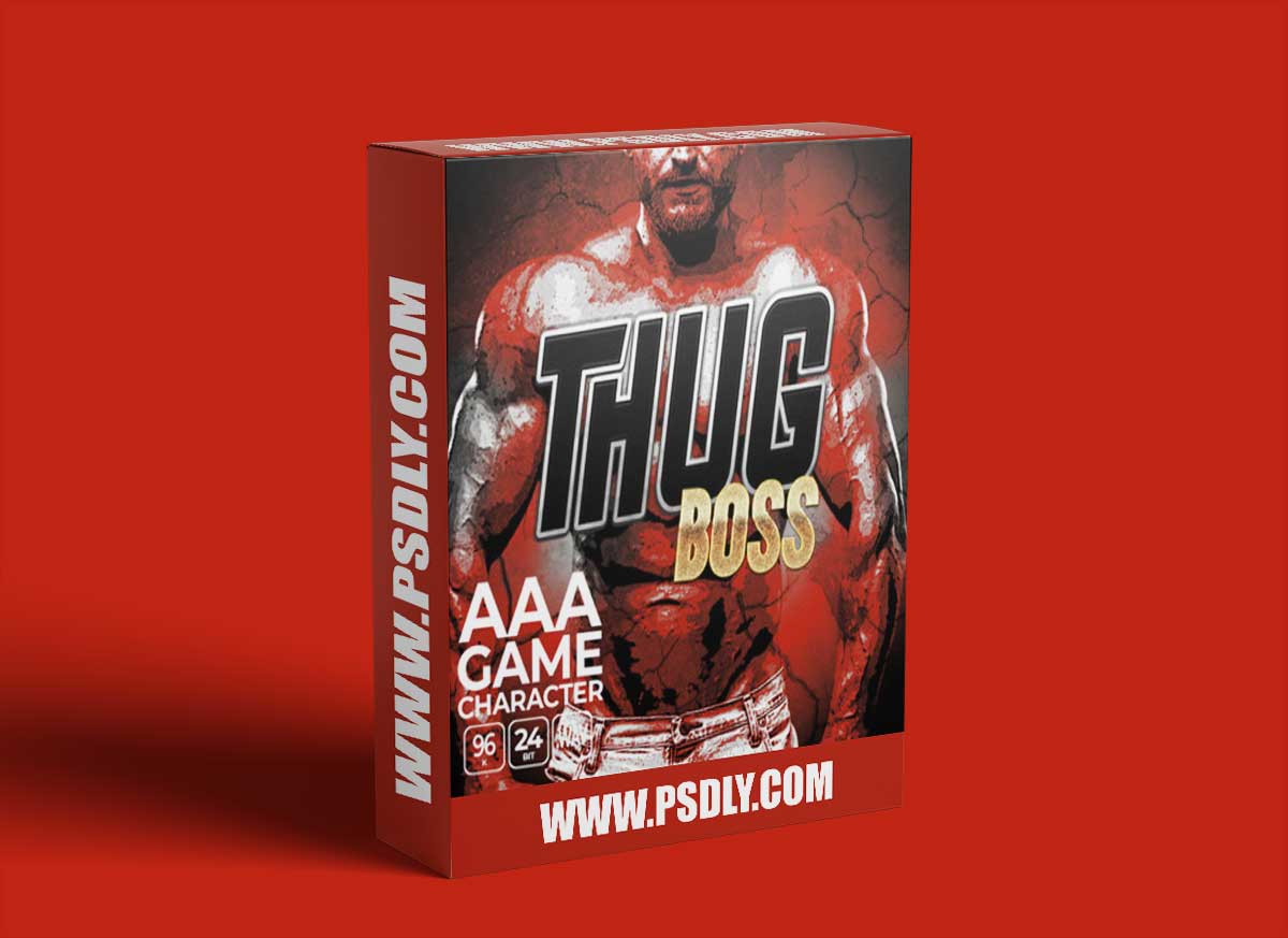 Epic Stock Media AAA Game Character Thug Boss 1 Epic Stock Media AAA Game Character Thug Boss