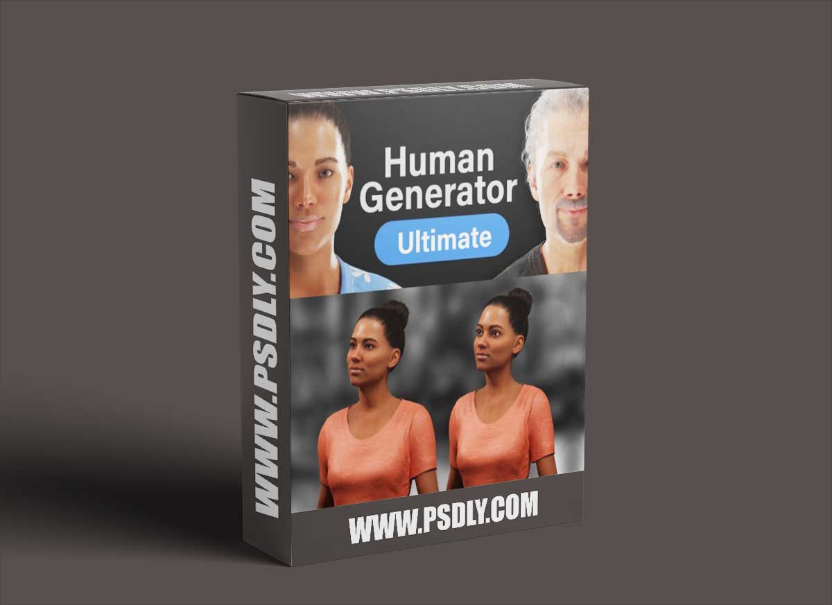 Human Generator Ultimate V4.0.18 - Blender 1 Human Generator Ultimate v4.0.14 - Blender