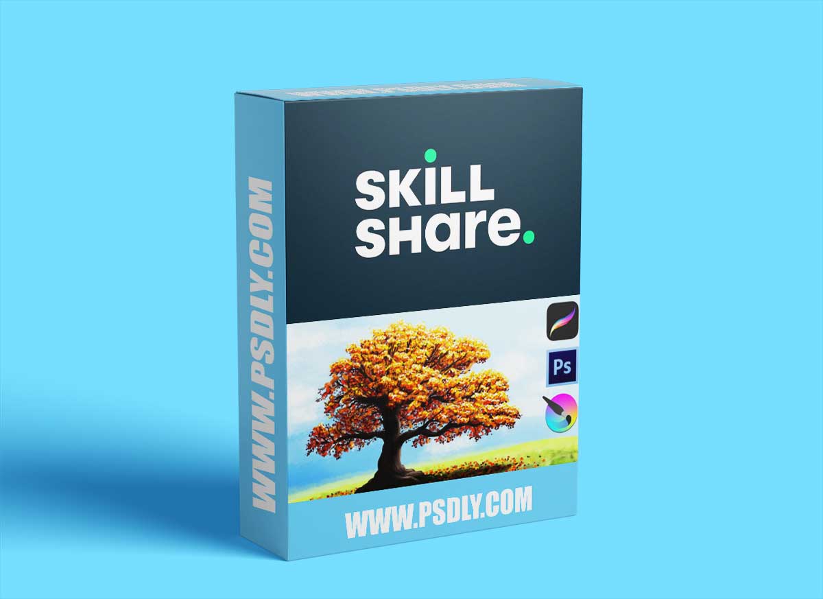 Paint an Autumn Tree with any Software - Beginner Digital Art 2023 1 Paint an Autumn Tree with any Software - Beginner Digital Art 2023