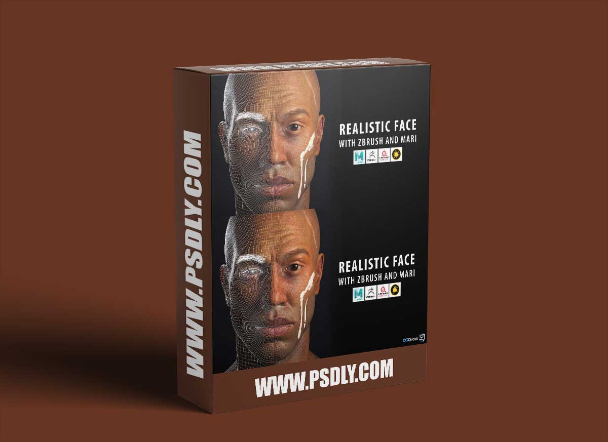 Realistic Face with Zbrush and Mari 1 Realistic Face with Zbrush and Mari