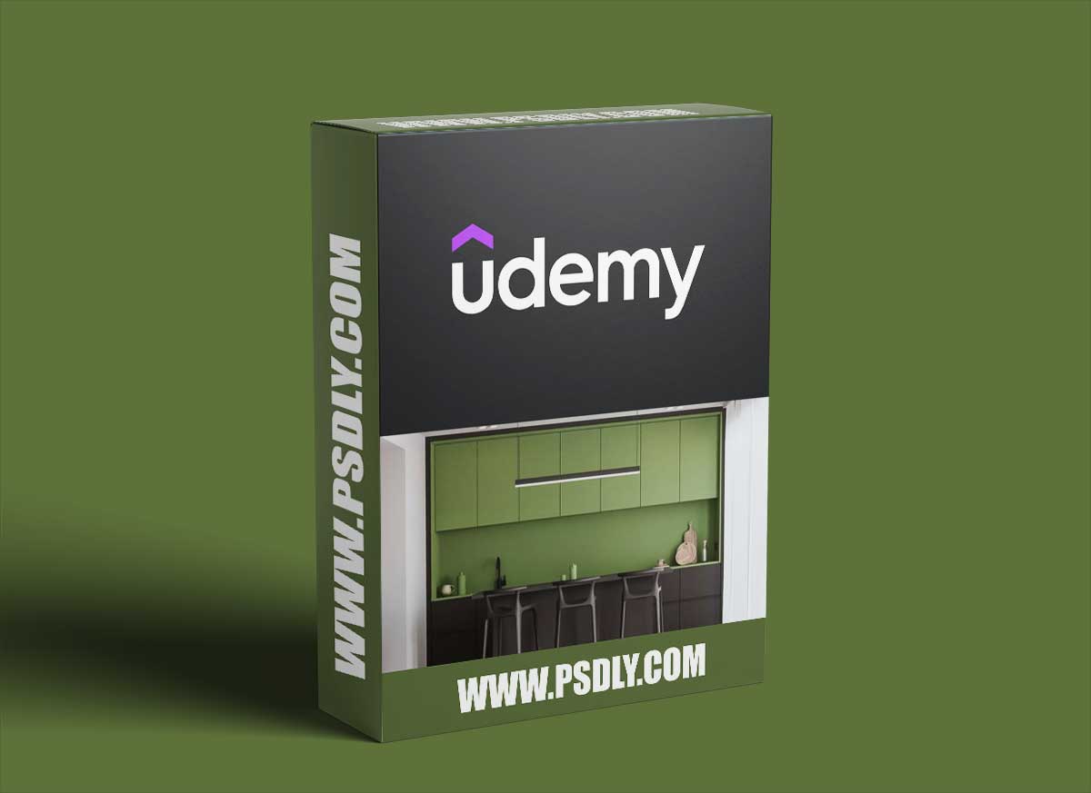 Udemy Mastering Kitchen Interior Design in 3DsMax & Corona Render 1 Udemy Mastering Kitchen Interior Design in 3DsMax & Corona Render