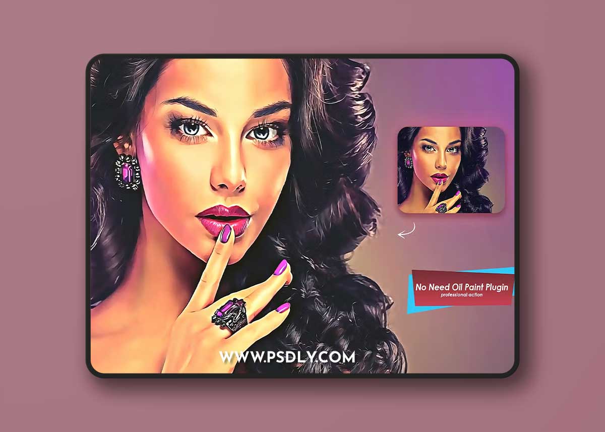 Vector Painting Photoshop Action V2 527PWLK 1 Vector Painting Photoshop Action V2 527PWLK
