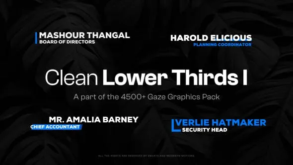 Videohive 25 Clean Lower Thirds I 48108409 1 Videohive 25 Clean Lower Thirds I 48108409