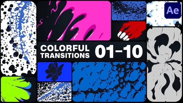 Videohive Colorful Transitions for After Effects 47887946 1 Videohive Colorful Transitions for After Effects 47887946
