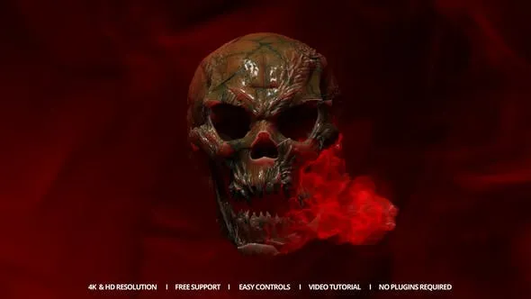 Videohive Cursed Skull Reveal 48172857 1 Videohive Cursed Skull Reveal 48172857