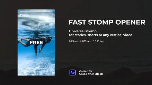 Videohive Fast Stomp Opener - Vertical for Stories 48163345 1 Videohive Fast Stomp Opener - Vertical for Stories 48163345