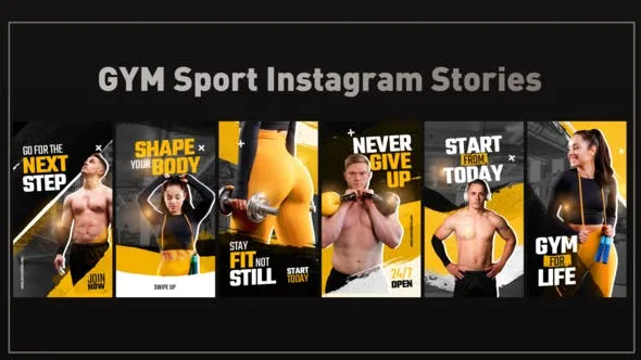 Videohive GYM Sport Instagram Stories 47912720 1 Videohive GYM Sport Instagram Stories 47912720