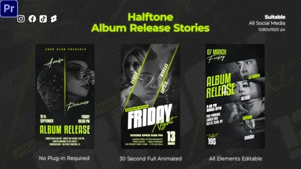 Videohive Halftone Album Release Stories 47814864 1 Videohive Halftone Album Release Stories 47814864