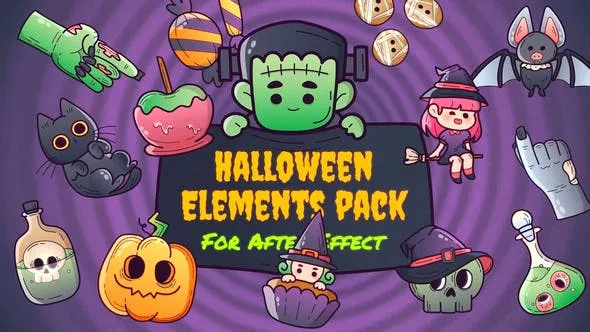 Videohive Halloween Animated Elements 47926927 1 Videohive Halloween Animated Elements 47926927