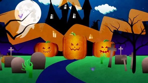 Videohive Halloween TV Cartoon Logo Opener 47988374 1 Videohive Halloween TV Cartoon Logo Opener 47988374