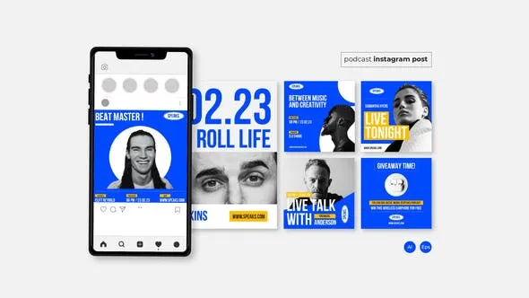 Videohive Music Podcast Instagram Post 47999462 1 Videohive Music Podcast Instagram Post 47999462