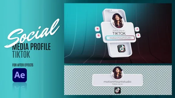 Videohive Social Media Profile - TikTok 48320028 1 Videohive Social Media Profile - TikTok 48320028