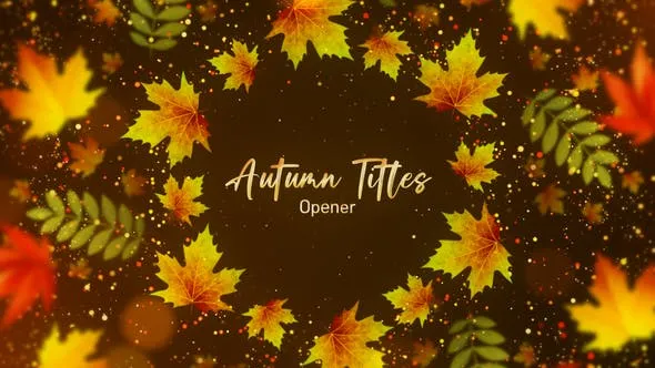 Videohive Autumn Titles 47963965 1 Videohive Autumn Titles 47963965