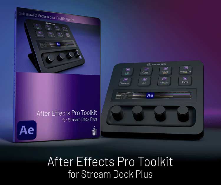 After Effects Pro Toolkit Stream Deck Plus - SideshowFx 1 After Effects Pro Toolkit Stream Deck Plus - SideshowFx
