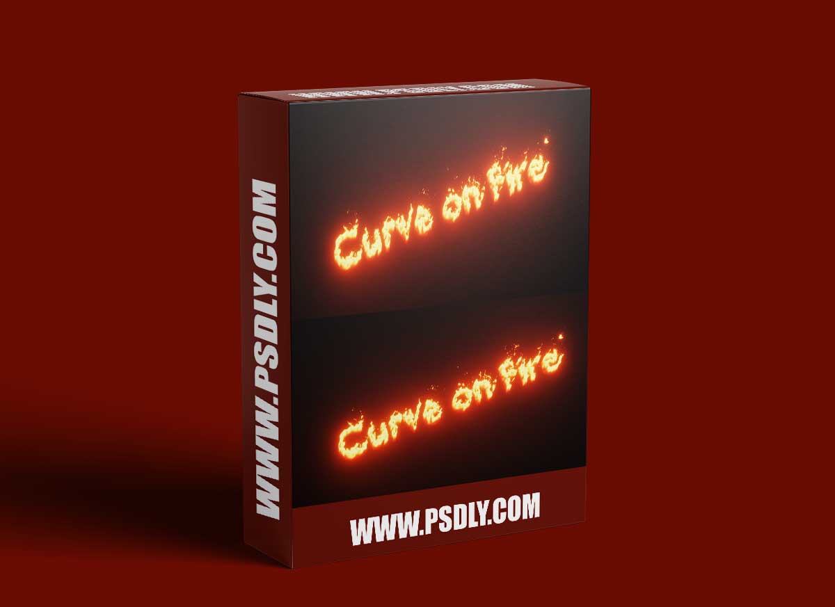 Blender Market - Curve Fire v1.2 1 Blender Market - Curve Fire v1.2