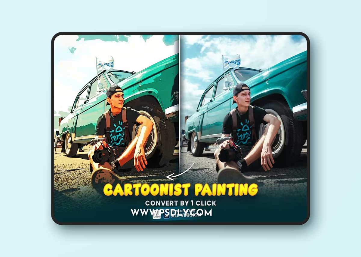 Cartoonist Painting GLR5DBV 1 Cartoonist Painting GLR5DBV