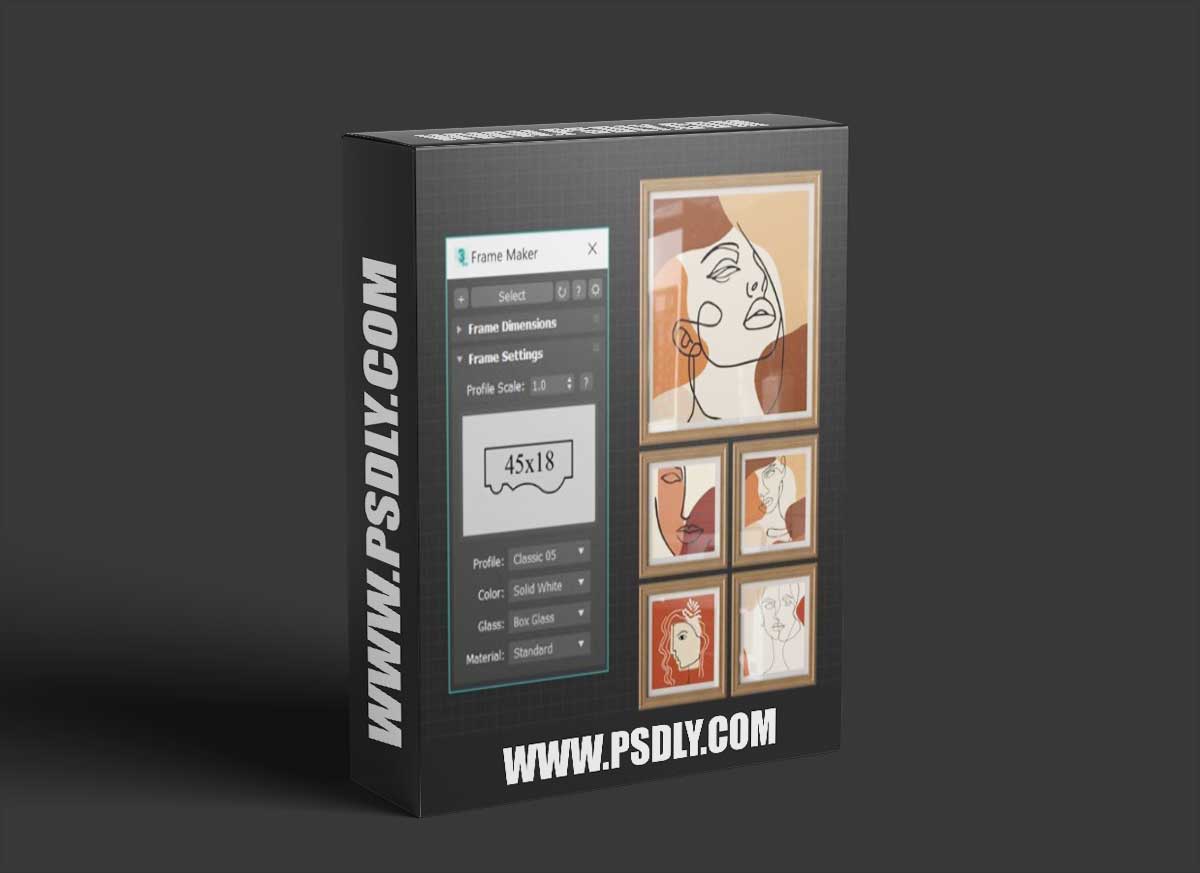 Frame Maker 1.15 for 3dsMax 1 Frame Maker 1.0 upto 3dsMax 2024