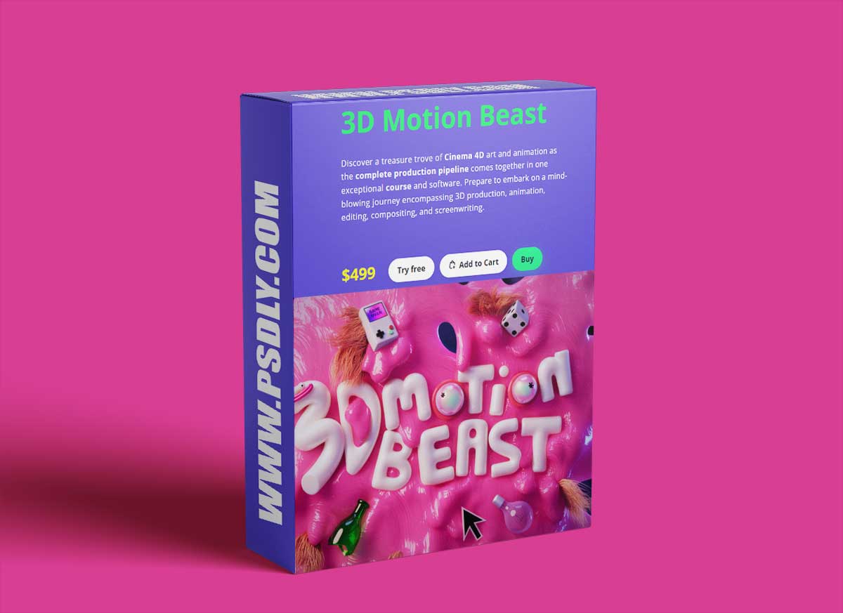 Motion Design School - 3D Motion Beast 1 Motion Design School - 3D Motion Beast