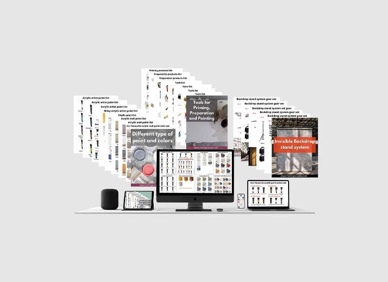 The Migo Studio - Backdrop Tools List 1 The Migo Studio - Backdrop Tools List
